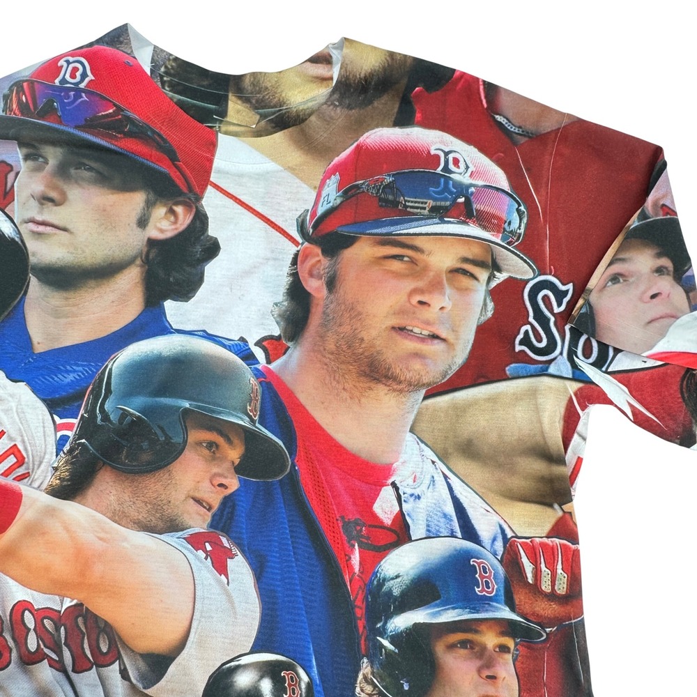 SubliWorks Andrew Benintendi Red Sox Men Medium Multicolor Good All Over Print